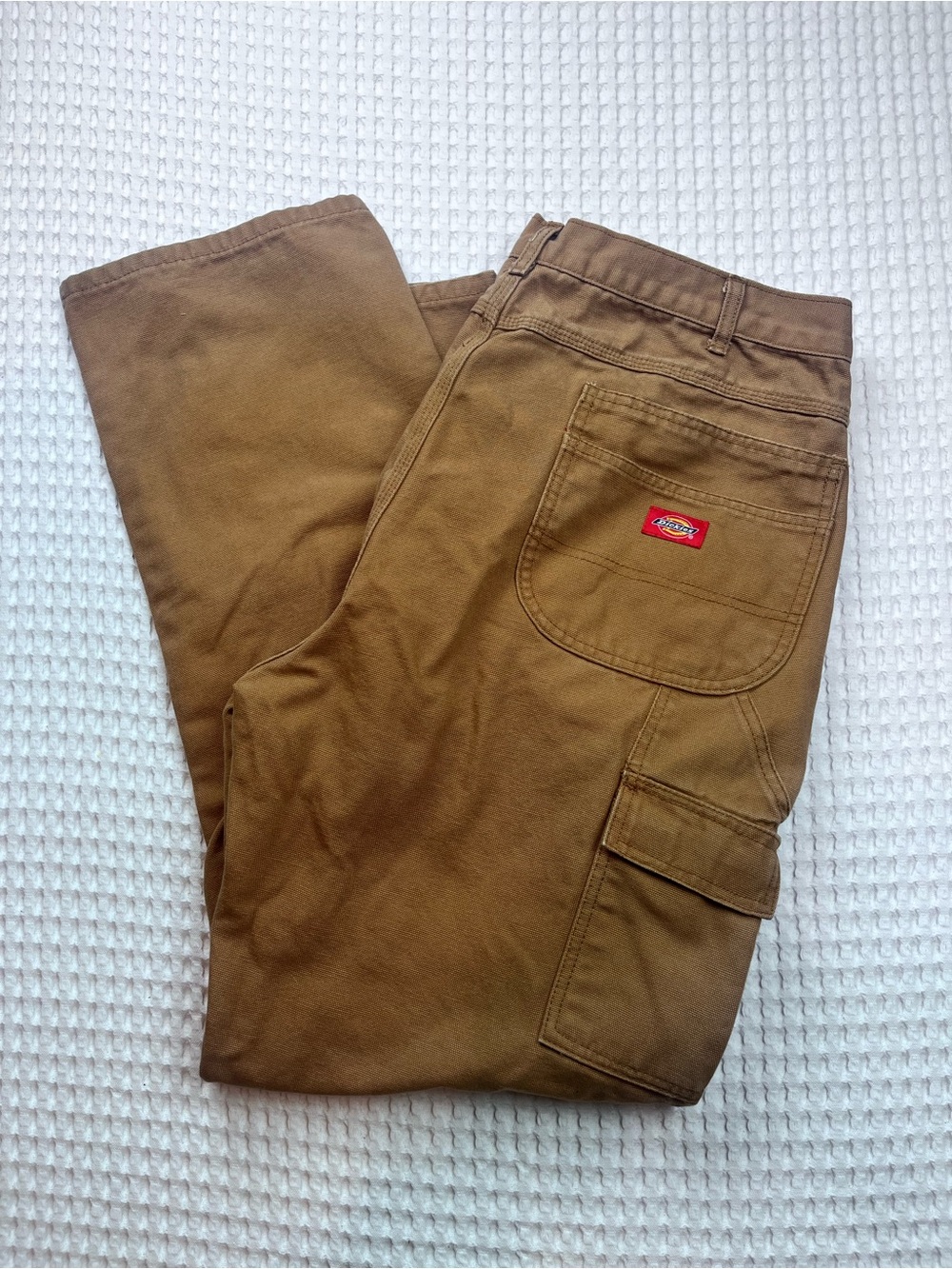 Dickies Duck Canvas Carpenter Work Pants Brown Men’s 40x30 Tagged 40x32
